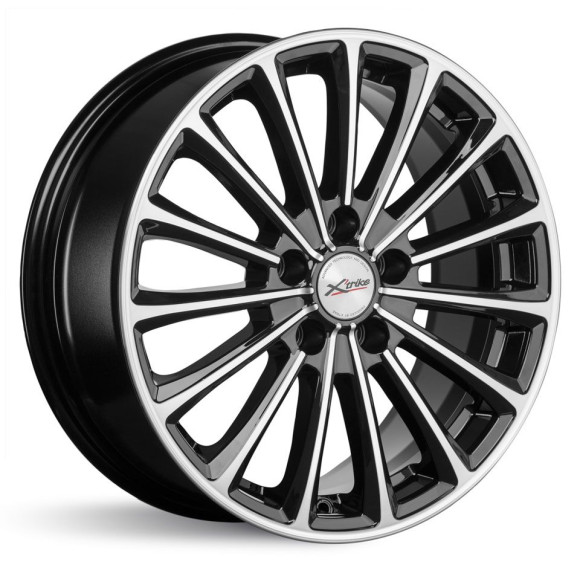 Диски Xtrike 7,0\R17 5*108 ET40 d54.1 BK/FP Диски Xtrike 7,0\R17 5*108 ET40 d54.1 BK/FP