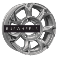 Диски Khomen Wheels 5,5x15/5x139,7 ET5 D108,1 KHW1505 (Jimny) F-Silver-FP