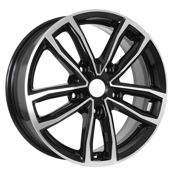 Диски КиК 6.5\R17 5*114.3 ET45 d67.1 Алмаз черный Диски КиК 6.5\R17 5*114.3 ET45 d67.1 Алмаз черный