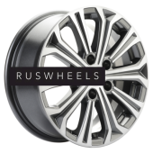 Диски Khomen Wheels 6,5x16/5x114,3 ET46 D67,1 KHW1610 (Mitsubishi) Gray-FP Диски Khomen Wheels 6,5x16/5x114,3 ET46 D67,1 KHW1610 (Mitsubishi) Gray-FP