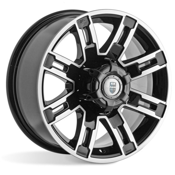 Диски КиК 7.5\R16 6*139.7 ET30 d67.1 алмаз чёрный