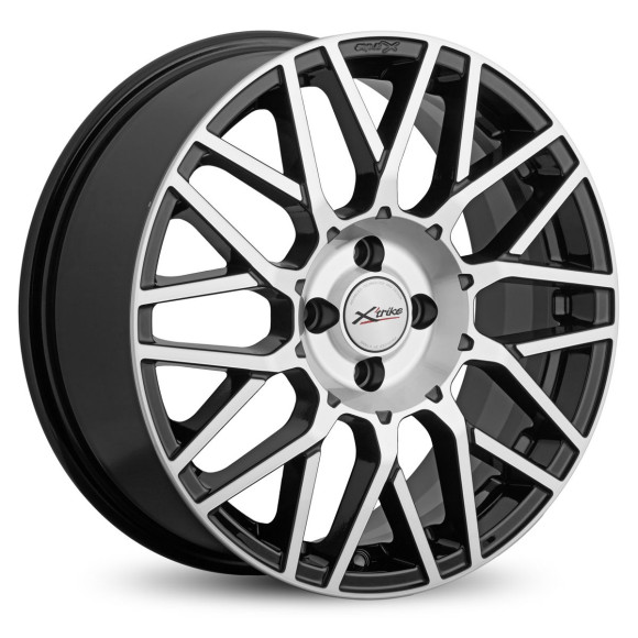 Диски Xtrike 7,0\R17 5*114.3 ET45 d66.1 BK/FP Диски Xtrike 7,0\R17 5*114.3 ET45 d66.1 BK/FP