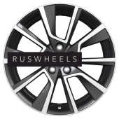 Диски Khomen Wheels 7x18/5x112 ET43 D57,1 KHW1802 (Kodiaq/Tiguan) Black-FP