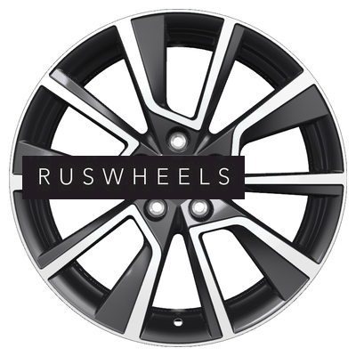 Диски Khomen Wheels 7x18/5x112 ET43 D57,1 KHW1802 (Kodiaq/Tiguan) Black-FP Диски Khomen Wheels 7x18/5x112 ET43 D57,1 KHW1802 (Kodiaq/Tiguan) Black-FP