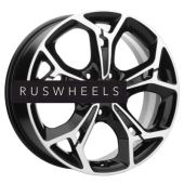 Диски Khomen Wheels 7x17/5x114,3 ET48 D67,1 KHW1702 (Kia K5) Black-FP Диски Khomen Wheels 7x17/5x114,3 ET48 D67,1 KHW1702 (Kia K5) Black-FP