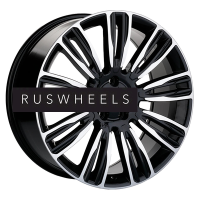 Диски Khomen Wheels 8,5x20/5x108 ET45 D63,4 KHW2004 (Velar) Black-FP Диски Khomen Wheels 8,5x20/5x108 ET45 D63,4 KHW2004 (Velar) Black-FP
