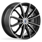 Диски КиК  ПойнтБланк-ориг. (КС884)  6,0\R15 4*100 ET50  d60,1  Алмаз черный  [r75098SK]  Fb max 540 kg