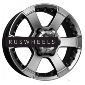 Диски КИК 7x16/6x139,7 ET38 D67,1 M56-оригинал (КС593) Дарк платинум Диски КИК 7x16/6x139,7 ET38 D67,1 M56-оригинал (КС593) Дарк платинум