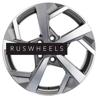 Диски Khomen Wheels 7x17/5x114,3 ET45 D67,1 KHW1712 (CX-5/i40/X-Trail) Gray-FP Диски Khomen Wheels 7x17/5x114,3 ET45 D67,1 KHW1712 (CX-5/i40/X-Trail) Gray-FP