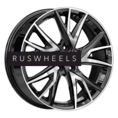 Диски КИК 6,5x18/5x114,3 ET40 D66,1 Кайлас (КС1054) Алмаз черный Диски КИК 6,5x18/5x114,3 ET40 D66,1 Кайлас (КС1054) Алмаз черный