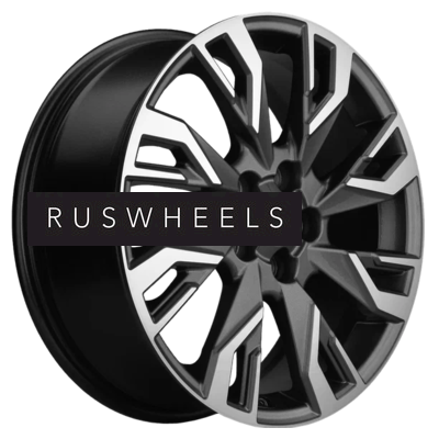 Диски Khomen Wheels 7x18/5x114,3 ET40 D66,5 KHW1809 (Haval Dargo) Gray-FP Диски Khomen Wheels 7x18/5x114,3 ET40 D66,5 KHW1809 (Haval Dargo) Gray-FP