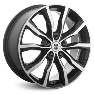 Диски КиК 7.5\R18 5*108 ET45 d67.1 алмаз чёрный Диски КиК 7.5\R18 5*108 ET45 d67.1 алмаз чёрный