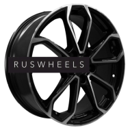 Диски Khomen Wheels 7x18/5x114,3 ET45 D60,1 KHW1816 (Geely Atlas (Pro) / Changan CS55 (75)) Black-FP