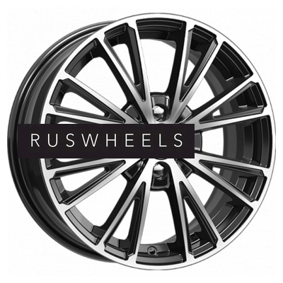 Диски K&K 6x16/4x108 ET47,5 D63,35 Меандр (КС879) Алмаз черный SK