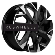 Диски Khomen Wheels 6x15/4x100 ET45 D56,6 KHW1508 (Nexia) Black-FP