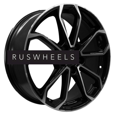 Диски Khomen Wheels 7x18/5x114,3 ET38 D67,1 KHW1816 (Outlander) Black-FP