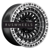 Диски LS 9x18/6x139,7 ET30 D100,1 1348 BKSL (конус, Колпак+лого)