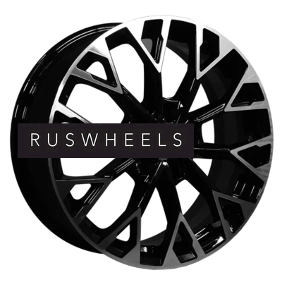 Диски Khomen Wheels 7x17/5x108 ET33 D60,1 KHW1718 (Chery Tiggo 4/Exeed LX/Omoda C5) Black-FP