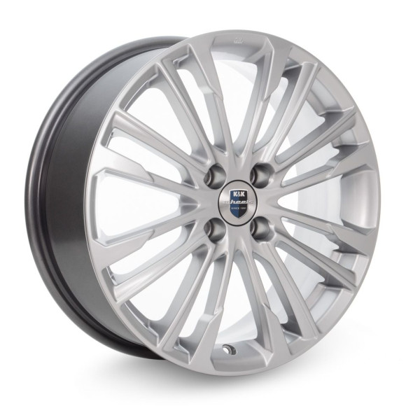 Диски КиК  Сильверстоун (КС770)  6,5\R17 4*100 ET45  d67,1  Сильвер SK  [74556SK]