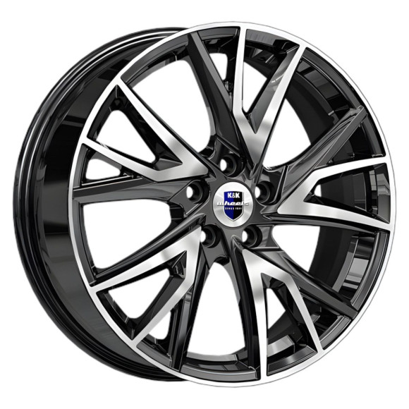 Диски КиК 6.5\R18 5*108 ET33 d60.1 Алмаз черный Диски КиК 6.5\R18 5*108 ET33 d60.1 Алмаз черный
