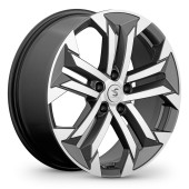 Диски СКАД Premium  КР015 (19RAV4  XA4)  7,5\R19 5*114,3 ET45  d60,1  Diamond gloss graphite  [76956]  <Ш>