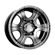 Диски КиК 7,0\R15 5*139.7 ET-5 d110.1 Дарк платинум Диски КиК 7,0\R15 5*139.7 ET-5 d110.1 Дарк платинум
