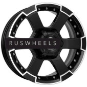 Диски КИК 7x16/6x139,7 ET20 D110,1 M56 (КС593) Алмаз черный Диски КИК 7x16/6x139,7 ET20 D110,1 M56 (КС593) Алмаз черный