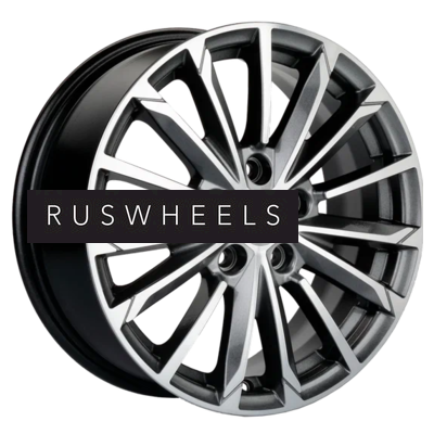 Диски Khomen Wheels 6,5x16/5x112 ET39,5 D66,6 KHW1611 (Actyon) G-Silver-FP Диски Khomen Wheels 6,5x16/5x112 ET39,5 D66,6 KHW1611 (Actyon) G-Silver-FP