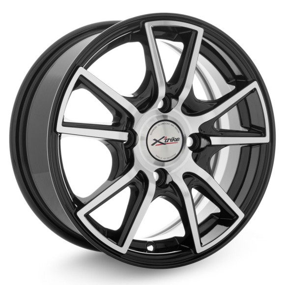 Диски X'trike  X-104  6,0\R14 5*100 ET38  d67,1  BK/FP  [10859]