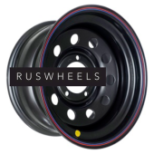 Диски Off-Road Wheels 7x15/5x139,7 ET-3 D110 УАЗ Черный
