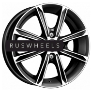 Диски КИК 5x14/4x100 ET45 D67,1 Флэш (КС698) Алмаз черный