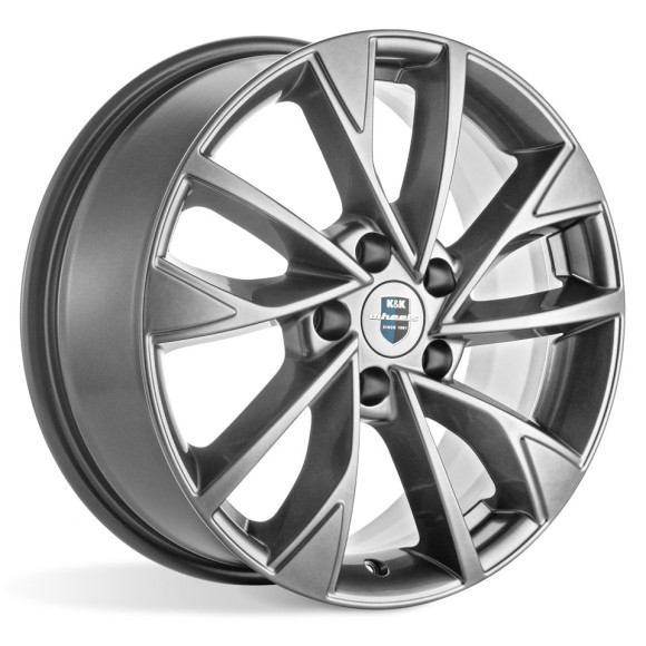 Диски КиК  Роквуд (КС900)  7,0\R17 5*114,3 ET35  d60,1  Дарк платинум  [77061]  Fb max 655 kg