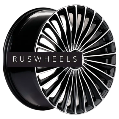 Диски Khomen Wheels 8,5x20/5x112 ET43 D66,6 KHW2008 (Mercedes Front) Black-FP