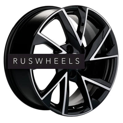 Диски Khomen Wheels 7x17/5x110 ET46 D63,3 KHW1714 (Changan CS35/CS35 Pro) Black-FP