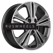 Диски Khomen Wheels 6x16/5x114,3 ET43 D67,1 KHW1603 (Creta/Seltos) Gray-FP