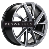 Диски Khomen Wheels 7x17/5x108 ET40 D54,1 KHW1714 (Jac/Москвич 3) Gray-FP Диски Khomen Wheels 7x17/5x108 ET40 D54,1 KHW1714 (Jac/Москвич 3) Gray-FP
