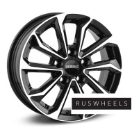 Диски Dezent R17 / 7J PCD 5x108 ЕТ 48 ЦО 70.1 KS black polished Диски Dezent R17 / 7J PCD 5x108 ЕТ 48 ЦО 70.1 KS black polished