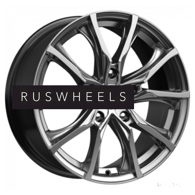 Диски КИК 7,5x17/5x114,3 ET40 D66,1 Твист (КС697М) Дарк платинум Диски КИК 7,5x17/5x114,3 ET40 D66,1 Твист (КС697М) Дарк платинум