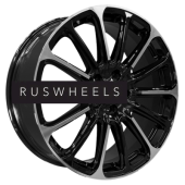 Диски Khomen Wheels 7,5x19/5x114,3 ET40 D60,1 KHW1910 (NX/RAV4) Black-FP