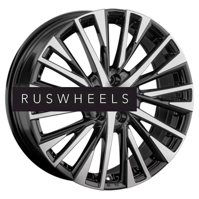 Диски Replay 7x19/5x108 ET23 D60,1 CHR100 BKF (конус, C570)