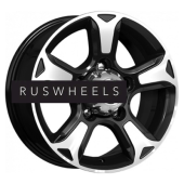 Диски КИК 7x16/5x139,7 ET35 D108,5 Атлант (КС757) Алмаз черный
