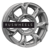 Диски Khomen Wheels 5,5x15/5x139,7 ET5 D98,5 KHW1505 (Lada NIVA 4x4) F-Silver-FP